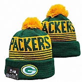 Packers Team Logo Green Yellow Pom Cuffed Knit Hat YD,baseball caps,new era cap wholesale,wholesale hats